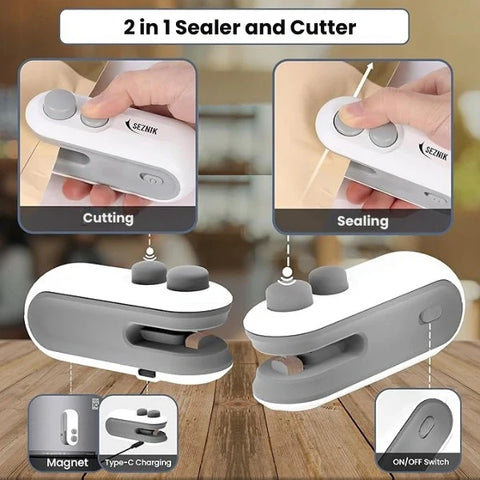 Portable Mini Sealer Machine (Battery Operated)