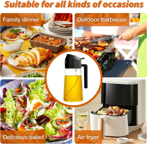 2 in 1 Oil Sprayer and Dispenser