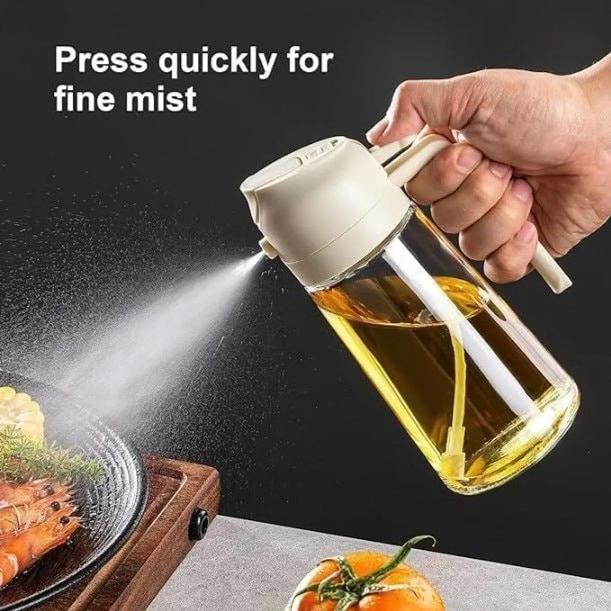 2 in 1 Oil Sprayer and Dispenser