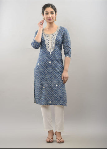 Gota Patti work kurti