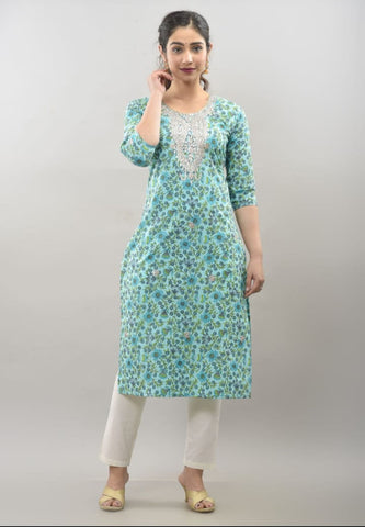 Gota Patti work kurti