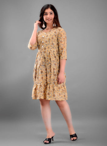 Cotton short dress