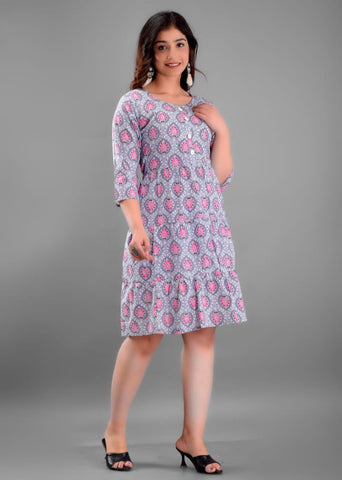 Cotton short dress