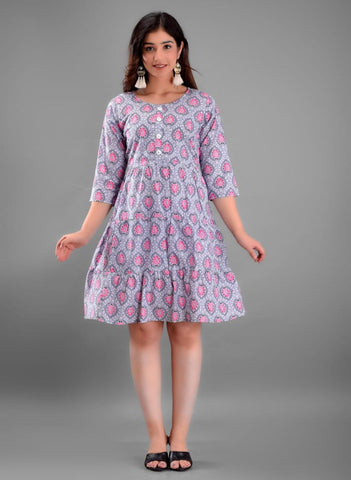 Cotton short dress