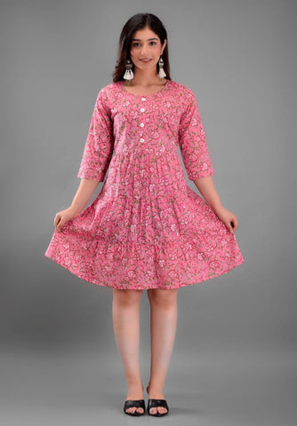 Cotton short dress