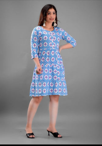 Cotton short dress