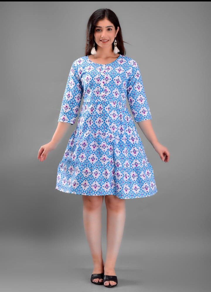 Cotton short dress