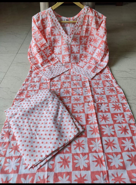 Cotton or Rayon kurti pant