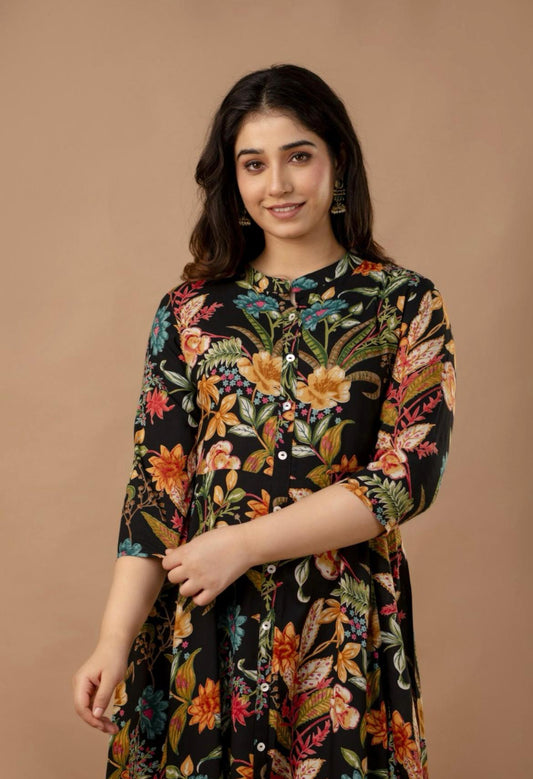 Premium Rayon Midi Kurti – Everyday Ethnic Wear