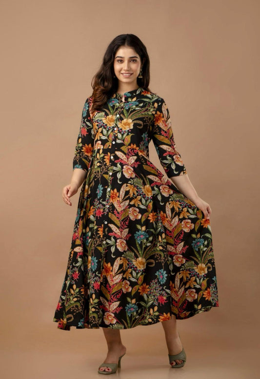 Premium Rayon Midi Kurti – Everyday Ethnic Wear