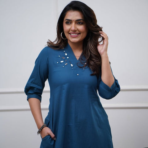 Noor Cotton Kurti Set