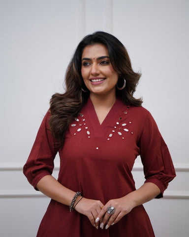 Noor Cotton Kurti Set