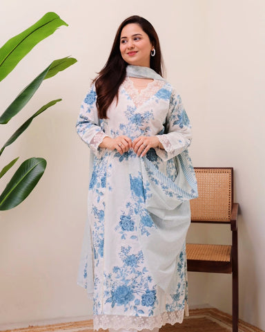 Kurti Pant Dupatta set
