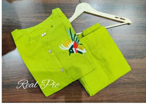 Beautiful cotton slub cord sets