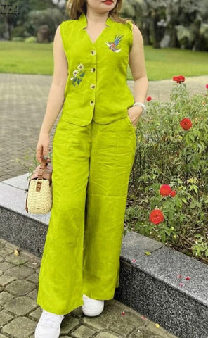 Beautiful cotton slub cord sets