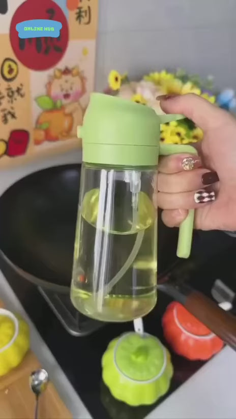 2 in 1 Oil Sprayer and Dispenser